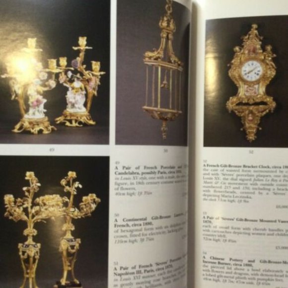Sotheby's London Catalogue 1995 19th and 20th Century Furniture and Decorations - Picture 10 of 12